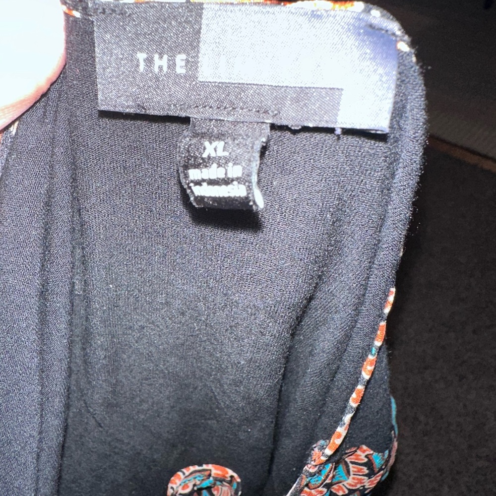The Limited Black and Orange Sleeveless Top - Picture 2 of 5